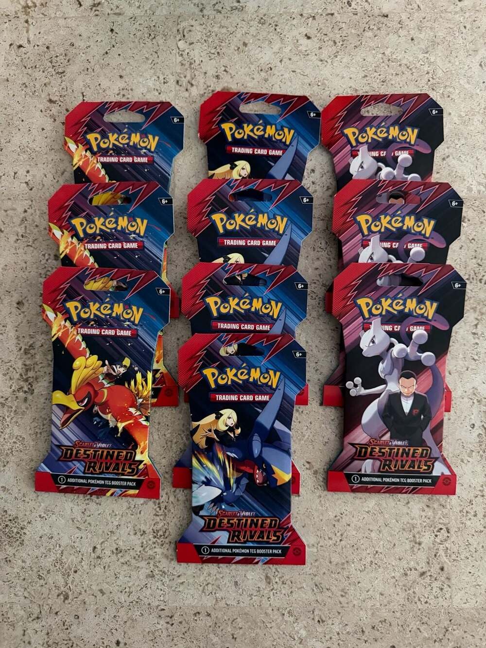 Pokémon TCG Scarlet & Violet Destined Rivals Booster Blister Pack Lot